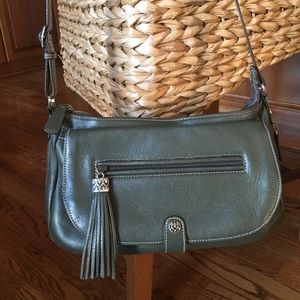 Brighton Olive Green Crossbody Purse